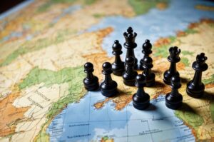 Shackpjäser på karta